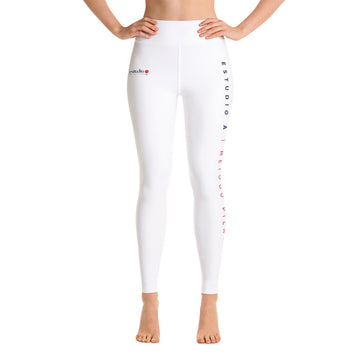 Leggings blancos de pilates