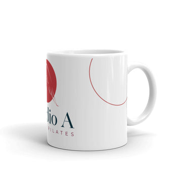 Taza blanca de estudio A